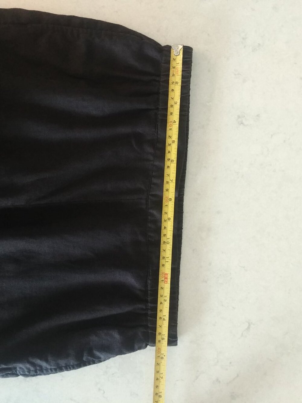 Part Two 100% linen 40 approx Medium dark grey cropped ankle pants wide leg - Picture 9 of 14